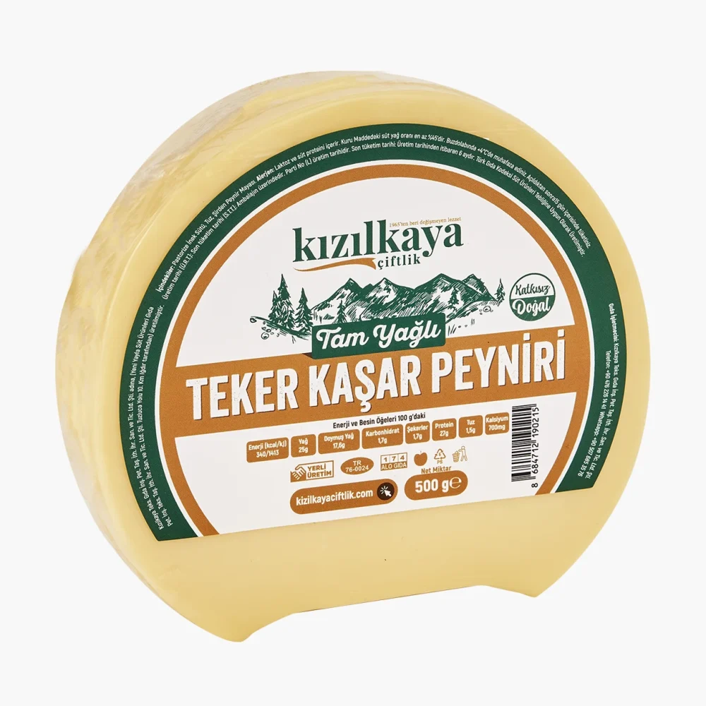 Teker Kaşar Peyniri 500gr - Görsel 3