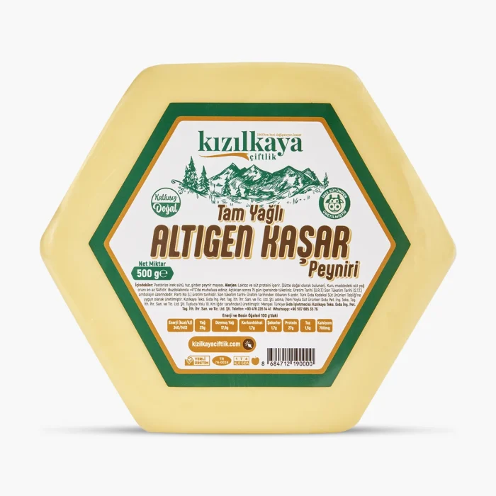 Altıgen Kaşar Peyniri 500g