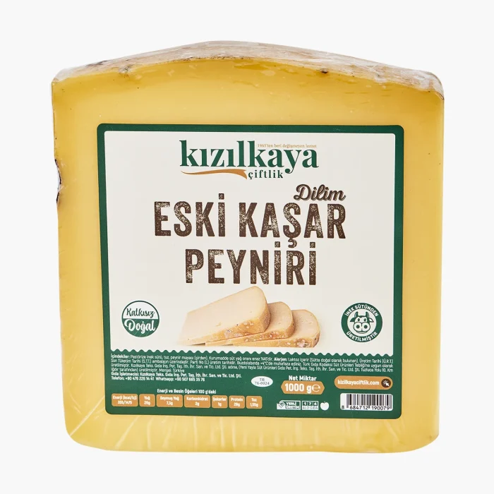 Dilim Eski Kaşar Peyniri 1000g