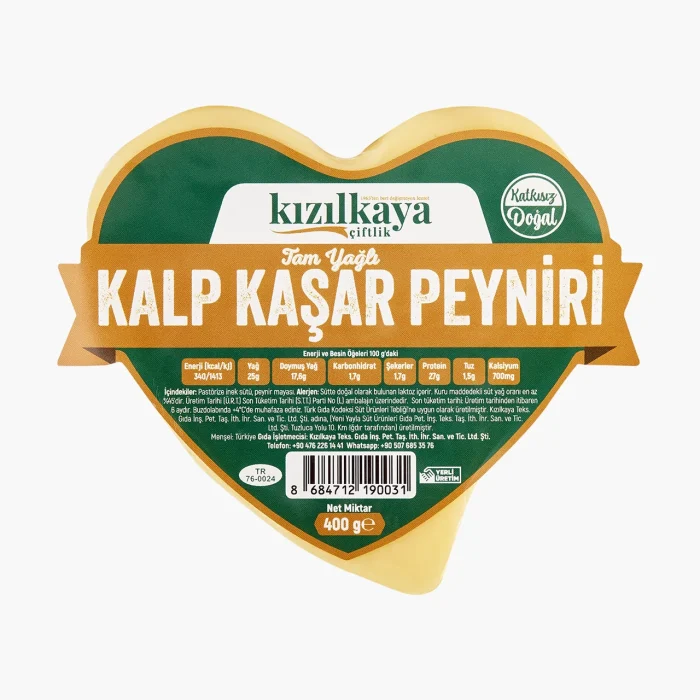 Kalp Kaşar Peyniri 400g